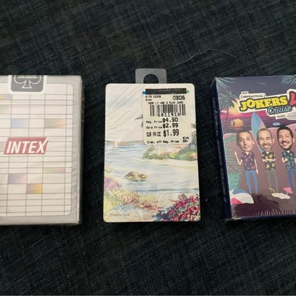 Intex, Bradley Clark, and Impractical Jokers Playing Cards Bundle